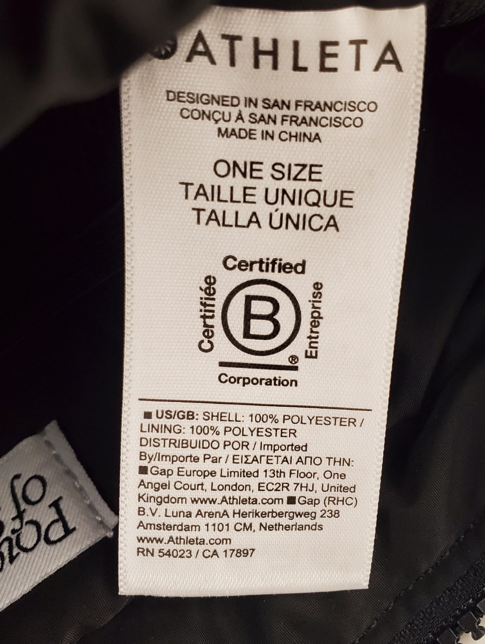 Athleta All About Small Crossbody Hobo Bag Black - Picture 12 of 16